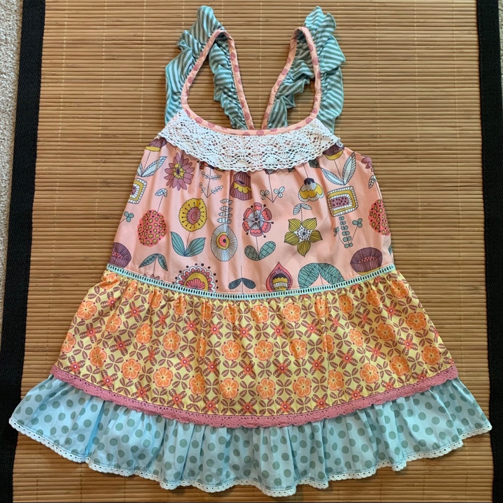 Matilda Jane Skeeball Tunic Top Happy & Free Sz 8